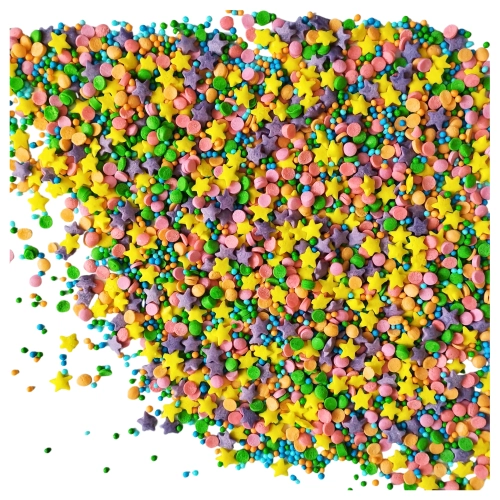 Posypka cukrowa konfetti karnawał do dekoracji mix 1kg