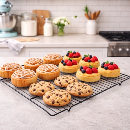 Kratka do studzenia ciasta wypieków stojak do lukrowania babeczek pierników pączków 41 x 35 cm