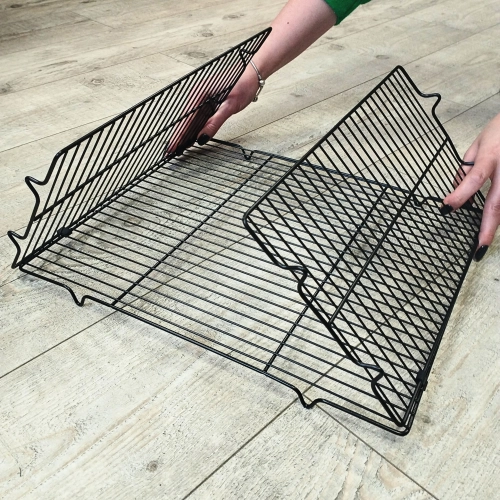 Kratka do studzenia ciasta do lukrowania babeczek pierników składana duża powierzchnia 35x81cm