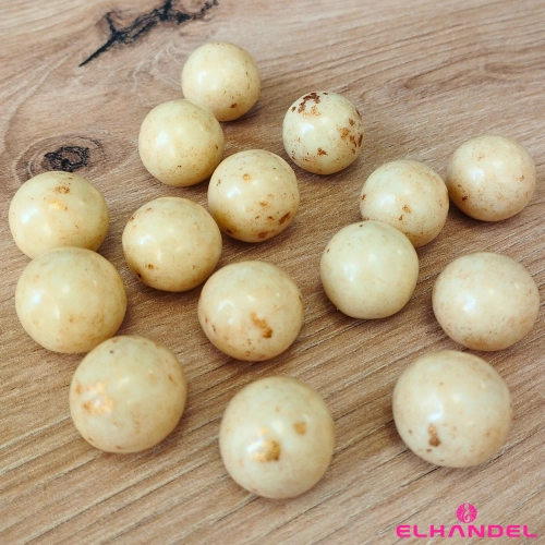 Posypka kule czekoladowe 15 sztuk ecru złoty dekoracje urodzinowe