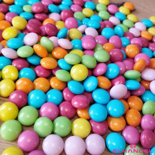 Posypka na tort 50g drażetki kolorowe z czekoladą lentilki na lody gofry