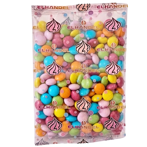 Posypka na tort 50g drażetki kolorowe z czekoladą lentilki na lody gofry
