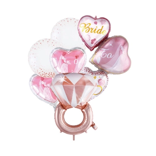 Balony foliowe wieczór panieński bride to be pierścień