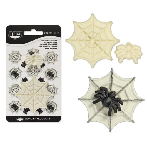 FOREMKI WYKRAWACZE DO LUKRU CIASTA PAJĄK SIEĆ HALLOWEEN 2 szt