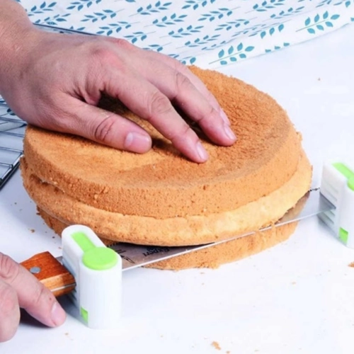 Nóż cukierniczy kuchenny do cięcia biszkoptu długi ząbki uniwersalny długi 47 cm