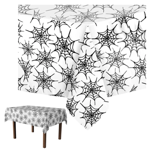 Obrus na stół halloween ozdoby dekoracje halloween pajęczyna