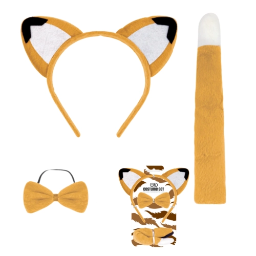 Opaska lisek kostium przebranie strój lis karnawał urodziny przyjęcie akcesoria 1szt