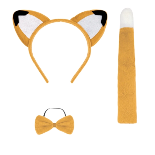 Opaska lisek kostium przebranie strój lis karnawał urodziny przyjęcie akcesoria 1szt
