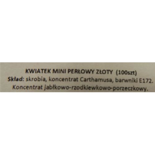 Kwiaty na tort kwiat waflowy mini kwiatuszki dekoracje urodzinowe ozdoby na tort herbaciany 100 sztuk
