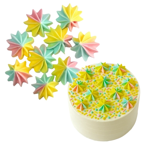 Posypka na tort bezy beziki dekoracja kolor mix 9x