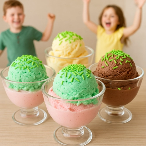 Posypka cukrowa na tort pałeczki zielone ozdoby na tort lody babeczki 1kg