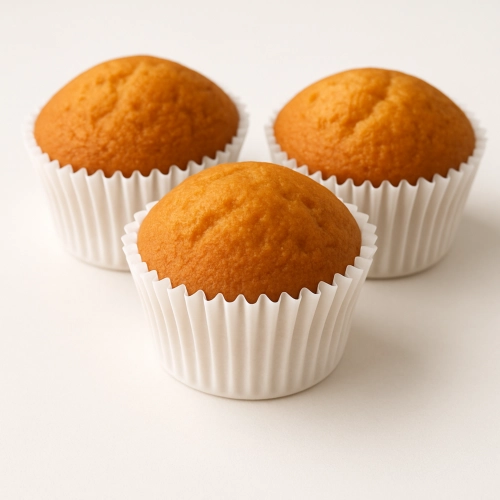 Papierowe foremki do muffinek 200szt białe