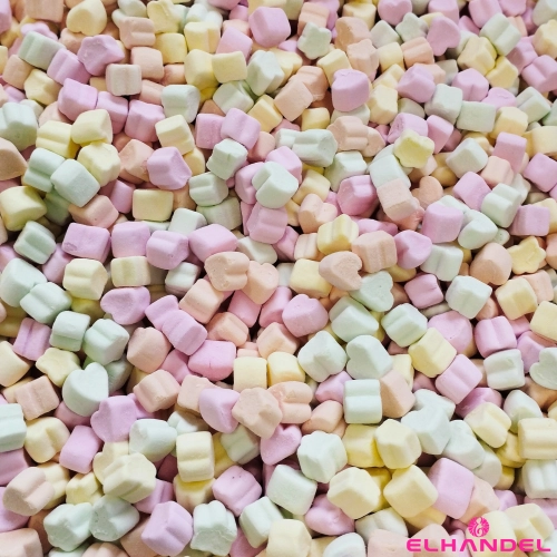 Posypka cukrowa mini pianki marshmallows chrupiące kolorowe na babeczki
