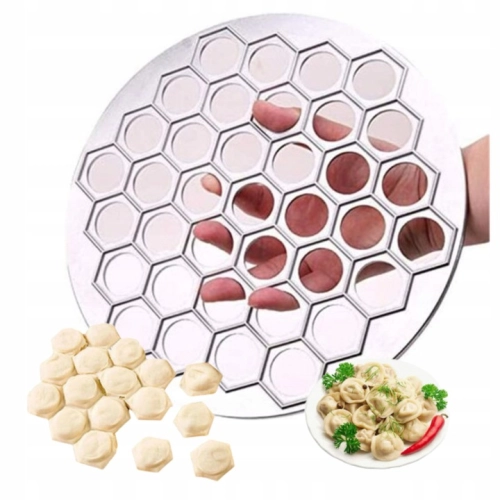 Pierożnica forma do pierogów uszek metalowa foremka do ciasta ravioli