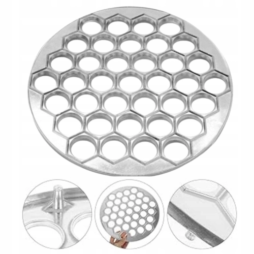 Pierożnica forma do pierogów uszek metalowa foremka do ciasta ravioli