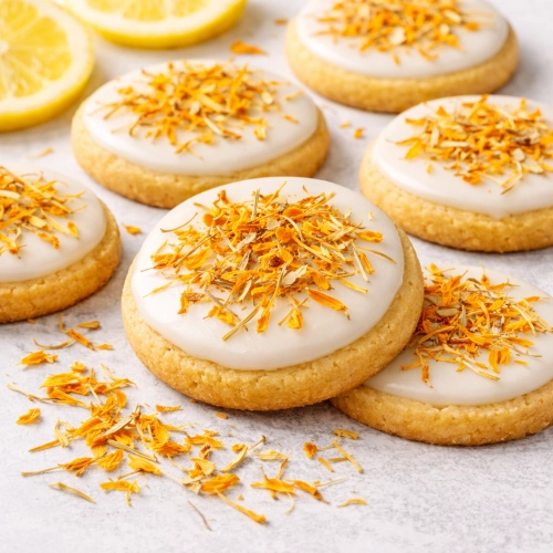 Kwiaty jadalne nagietek ozdoby na tort płatki nagietka suszone urodziny 10g