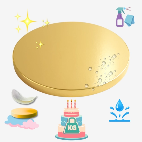 Podkład pod tort styrodur złoty gruby 20cm