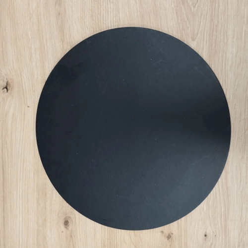 Podkład pod tort okrągły 25cm czarny matowy gładki podkładka na ciasto