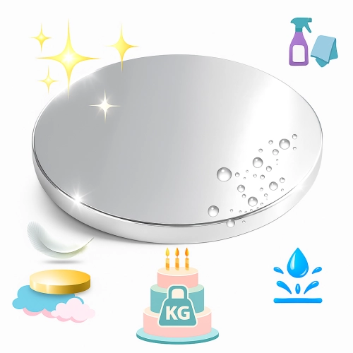 Podkład pod tort styrodur srebrny gruby 28cm podkładka na ciasto okrągły