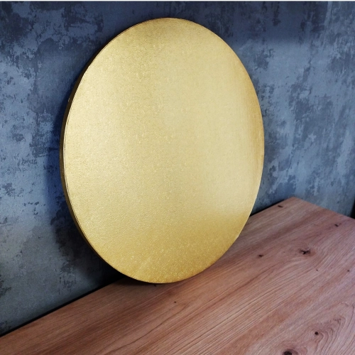 Podkład pod tort 38 cm gruby złoty podkładka pod tort trwały sztywny