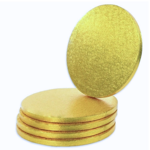 Podkład pod tort 25 cm gruby złoty podkładka pod tort trwały sztywny