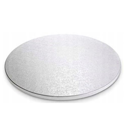 Podkład pod tort 25 cm gruby srebrny podkładka pod tort trwały sztywny