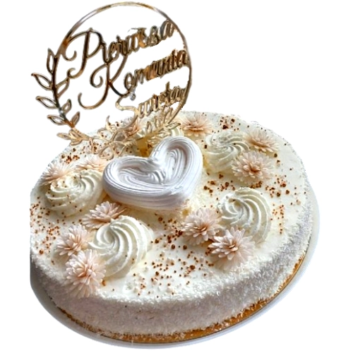 Kwiaty na tort kwiat waflowy stokrotka pomponikowa dekoracje urodzinowe ozdoby na tort złota 12 sztuk
