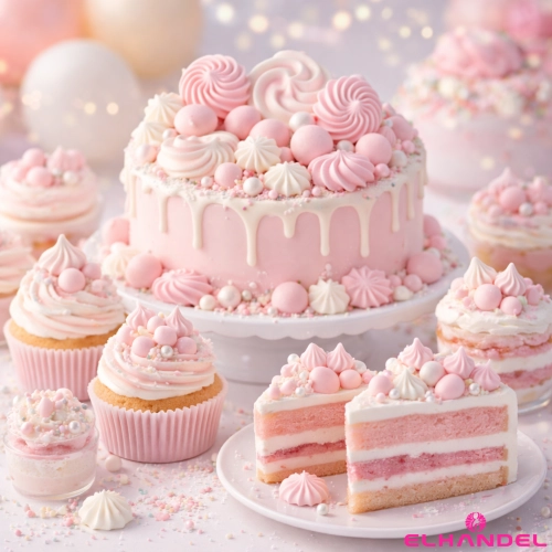 Posypka na tort 50g bezy beziki kolorowe dekoracje urodzinowe komunia wesele