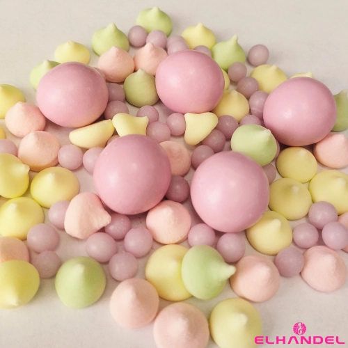 Posypka cukrowa na tort beziki kolorowe kule czekoladowe 45g dekoracje urodzinowe