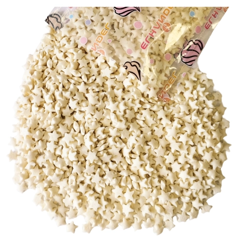 Posypka cukrowa na tort gwiazdki białe święta Boże Narodzenie 1kg