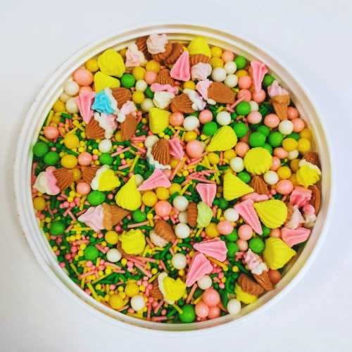 Posypka cukrowa na tort perełki maczki babeczki lody 50g