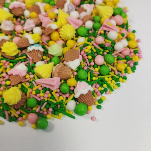 Posypka cukrowa na tort perełki maczki babeczki lody 50g