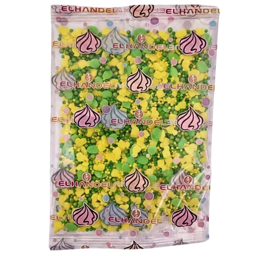 Posypka ozdoby na tort dekoracje świąteczne jajeczka kurczaczki Wielkanoc 50g