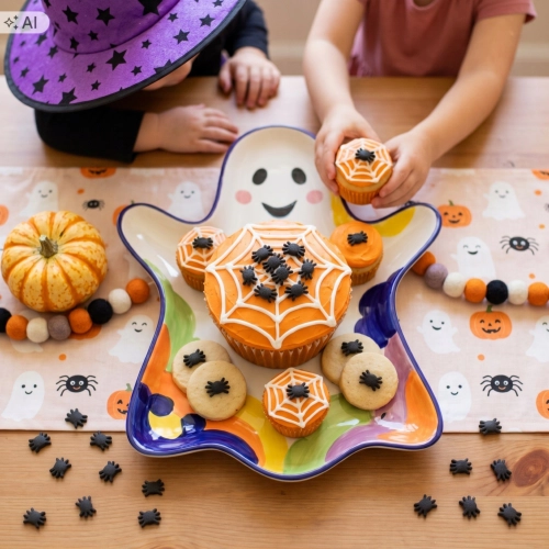 Posypka na tort 1kg pająk halloween dekoracje cukrowe na babeczki pająki