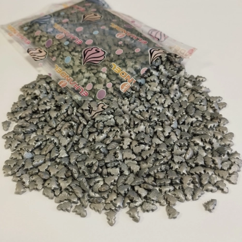 Posypka cukrowa na tort srebrna choinka święta Boże Narodzenie 50g