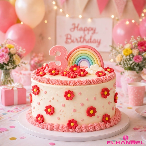 Kwiaty na tort 100 sztuk kwiat cukrowy czerwony dekoracje urodzinowe komunia wesele