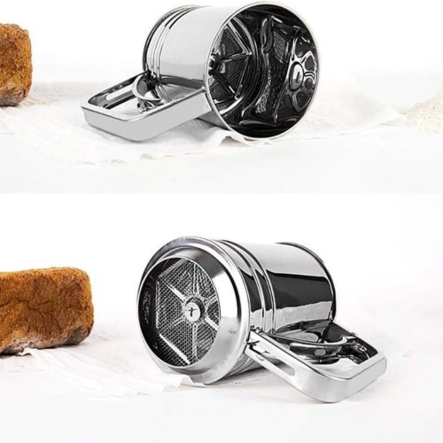 Przesiewacz sitko kuchenne do mąki cukru pudru cedzak