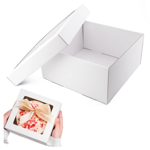 Opakowanie karton pudełko na tort dekoracje wesele komunia 35x35x15cm