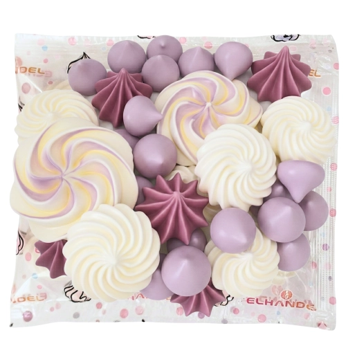 Posypka na tort 55g bezy cukrowe beziki kolorowe dekoracje urodzinowe