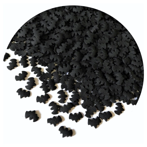 Posypka na tort nietoperz halloween dekoracje cukrowe na babeczki 100g