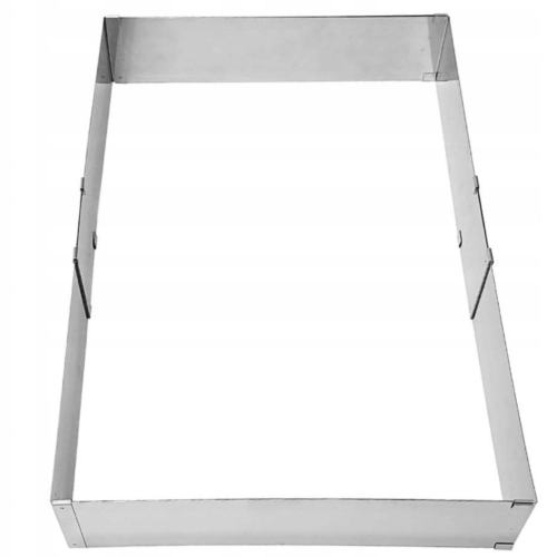 Rant do tortu regulowany forma do ciasta separator kwadrat prostokąt wysokość 5 cm