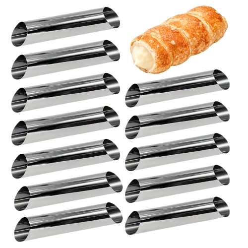 Foremki do rurek cannoli forma rurki do kremu ciastek 12,5 cm 12 szt
