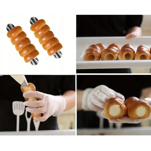 Foremki do rurek cannoli forma rurki do kremu ciastek 12,5 cm 6 szt