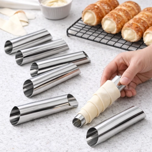 Foremki do rurek cannoli forma rurki do kremu ciastek 12,5 cm 6 szt