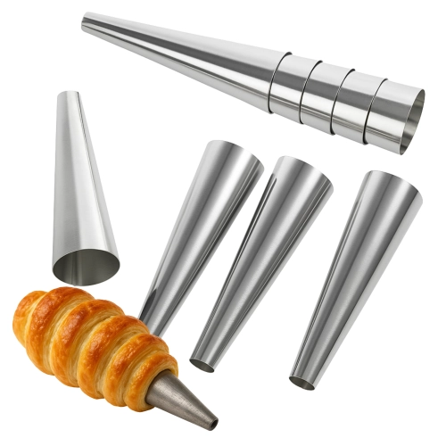 Foremki do pieczenia rurki do kremu 8,5 cm forma do ciastek duże 10 sztuk