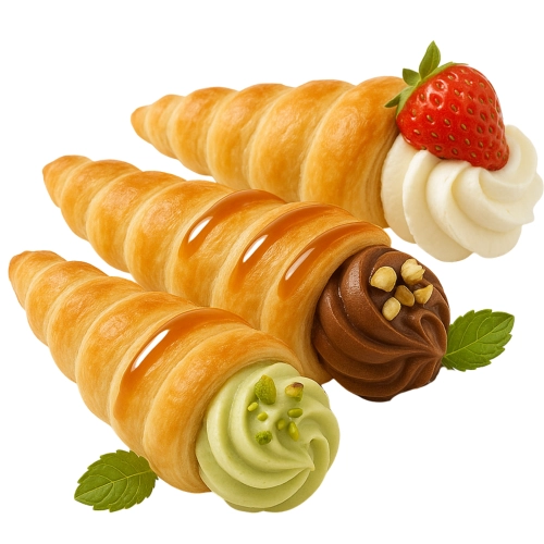 Foremki do rurek duże rurki do kremu 14 cm forma do pieczenia ciastek 3 sztuki
