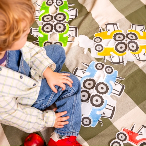 Serwetki papierowe 12 sztuk farma traktor dekoracje urodzinowe ozdoby na stół