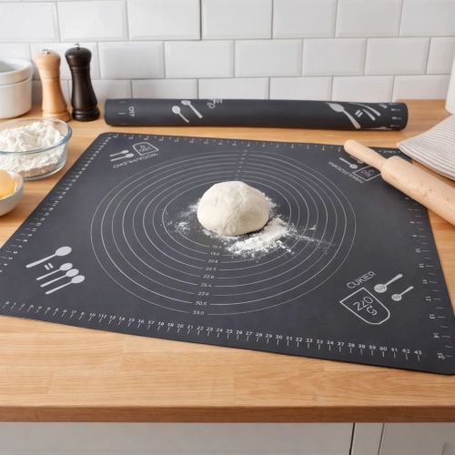 Silikonowa stolnica mata podkładka podziałka 50x40