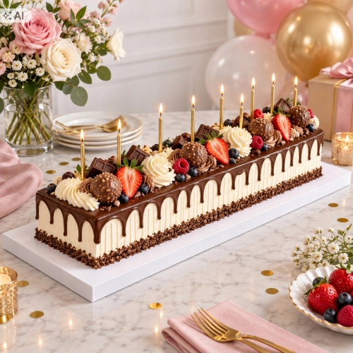 Podkład pod tort long cake 80x30cm styrodur biały gruby urodziny wesele
