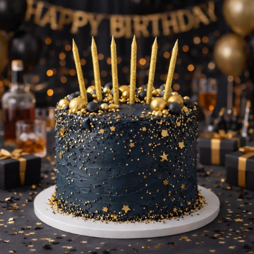 Świeczki na tort złota brokatowa świeczka prosta długa urodziny 6 sztuk